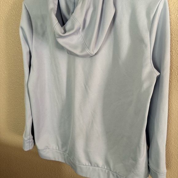 Under Amour Girl's Iridescent Big Logo Fleece Pullover - Picture 4 of 5